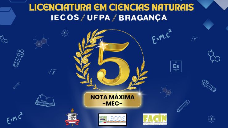 Curso de Licenciatura em Ciências Naturais do IECOS conquista nota máxima no MEC (Nota 5)